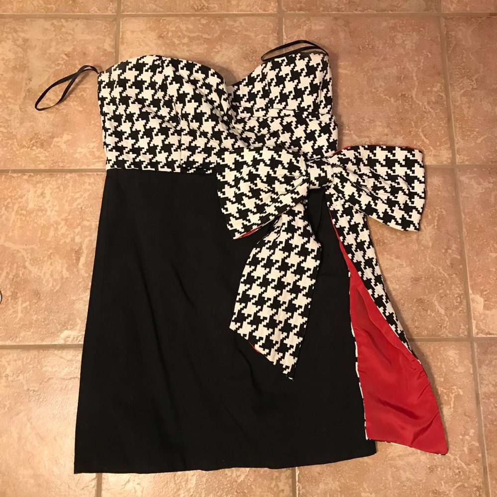 Judith March strapless dress